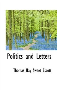 Front cover_Politics And Letters