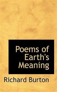 Couverture_Poems Of Earth's Meaning