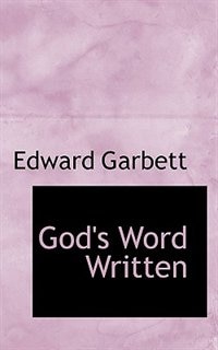 Front cover_God's Word Written