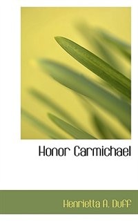 Front cover_Honor Carmichael