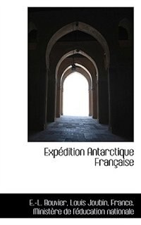 Front cover_Expédition Antarctique Française