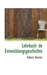 Lehrbuch De Entwicklungsgeschichte