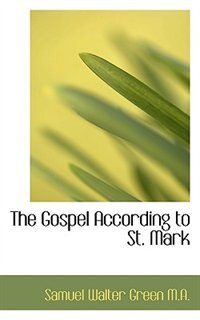 Couverture_The Gospel According To St. Mark