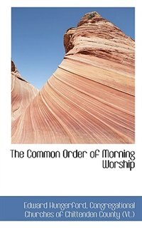 Couverture_The Common Order Of Morning Worship