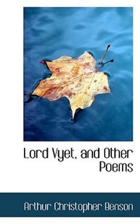 Couverture_Lord Vyet, And Other Poems