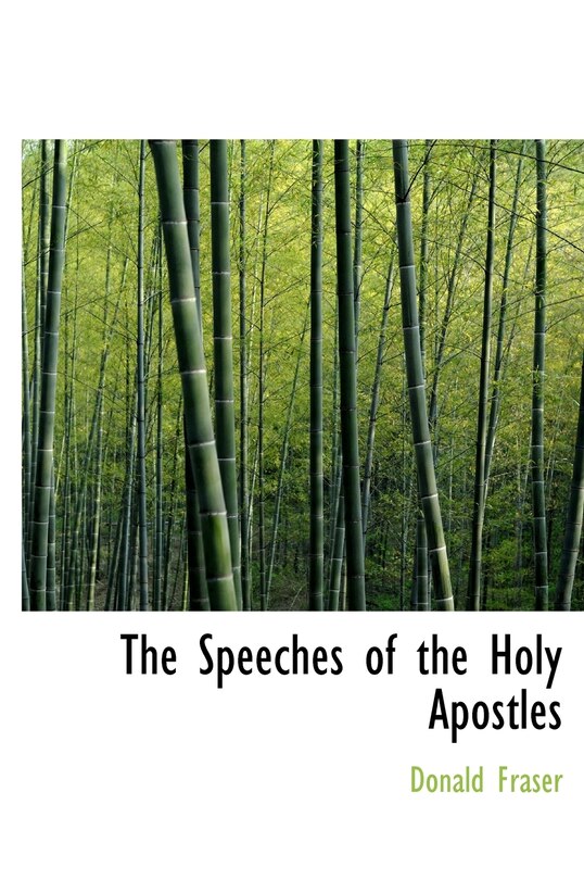 Couverture_The Speeches Of The Holy Apostles