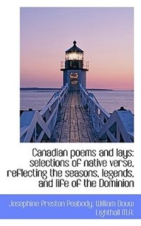 Front cover_Canadian Poems And Lays
