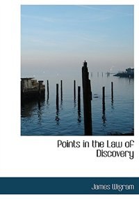 Couverture_Points In The Law Of Discovery