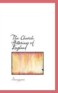 Front cover_The Church Historians Of England