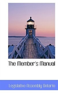 Front cover_The Member's Manual