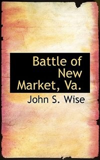 Front cover_Battle Of New Market, Va.