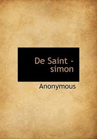 De Saint -simon