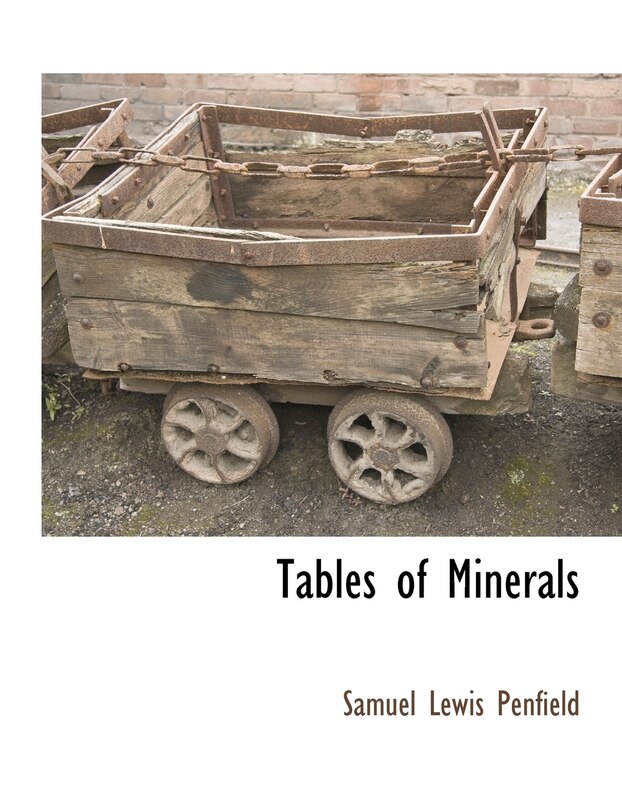 Front cover_Tables of Minerals