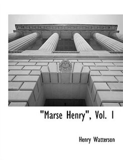 Couverture_Marse Henry, Vol. 1
