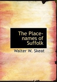 Front cover_The Place-names Of Suffolk