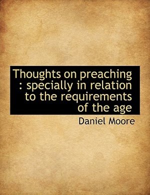 Couverture_Thoughts On Preaching