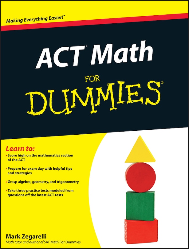 Front cover_ACT Math For Dummies