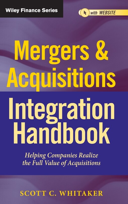 Couverture_Mergers & Acquisitions Integration Handbook, + Website