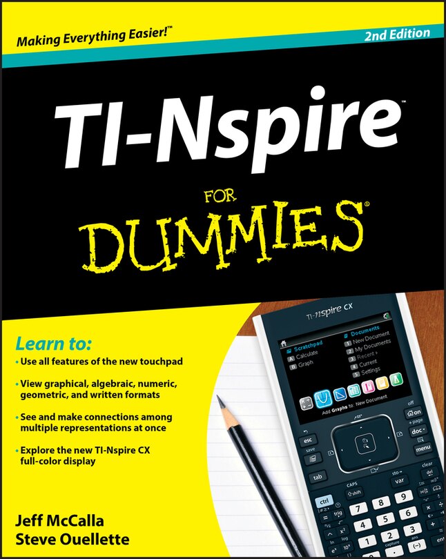 Front cover_TI-Nspire For Dummies