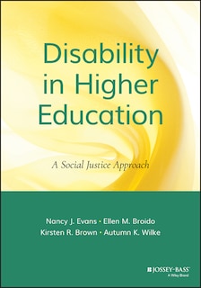 Front cover_Disability in Higher Education