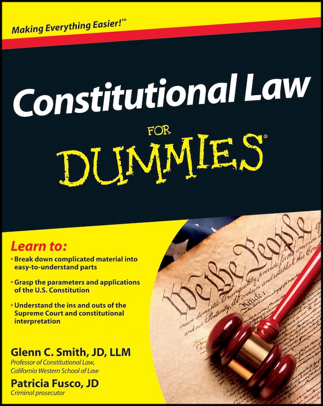 Couverture_Constitutional Law For Dummies