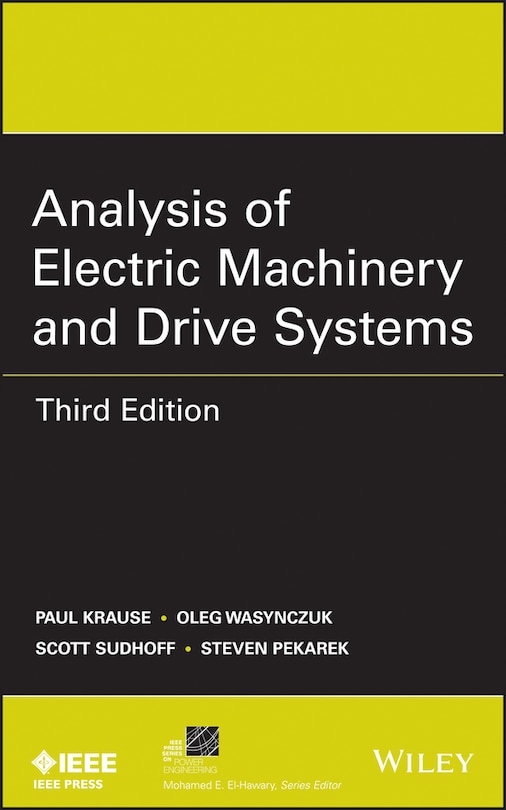 Front cover_Analysis of Electric Machinery and Drive Systems