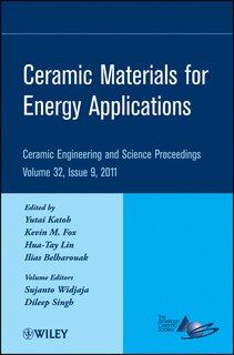 Front cover_Ceramic Materials for Energy Applications, Volume 32, Issue 9