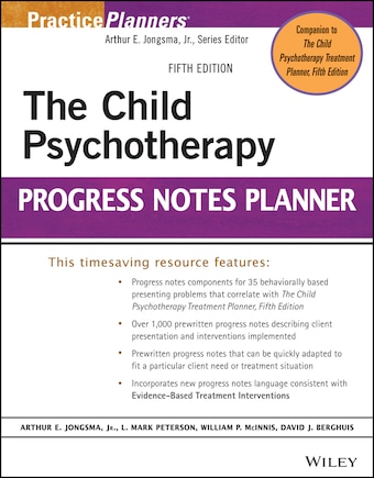 The Child Psychotherapy Progress Notes Planner