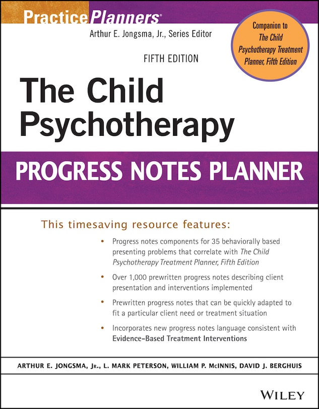 Front cover_The Child Psychotherapy Progress Notes Planner