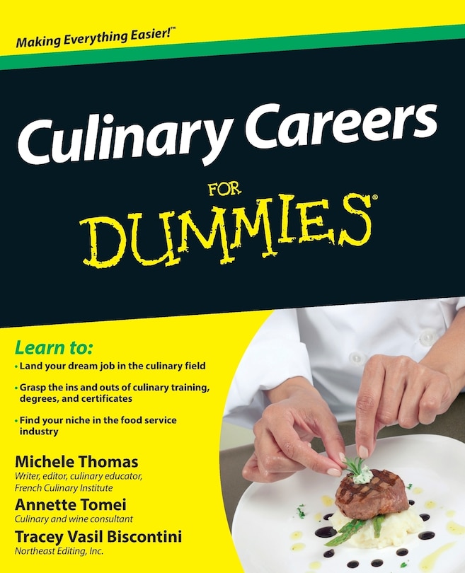 Front cover_Culinary Careers For Dummies