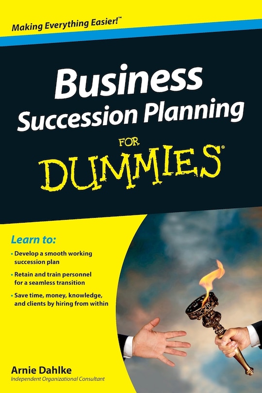 Front cover_Business Succession Planning For Dummies