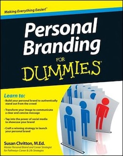 Front cover_Personal Branding For Dummies