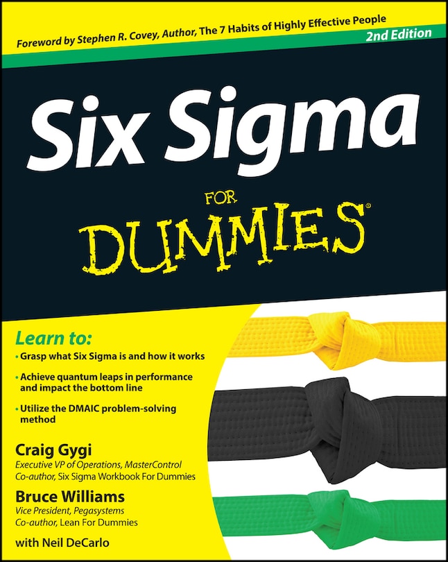Front cover_Six Sigma For Dummies