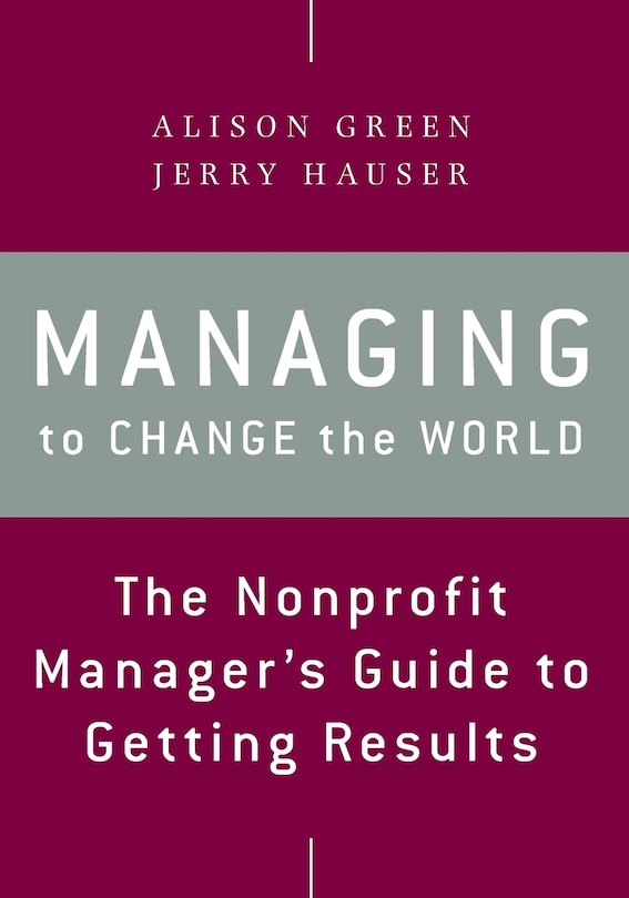 Front cover_Managing to Change the World