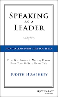 Front cover_Speaking As a Leader