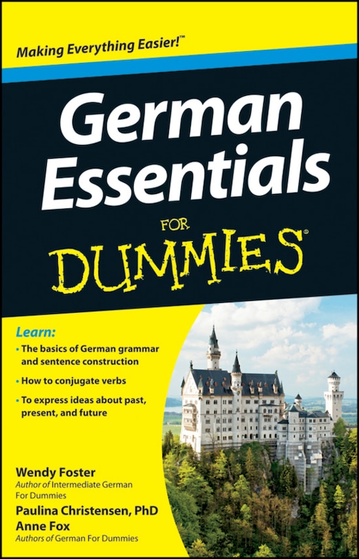 Front cover_German Essentials For Dummies