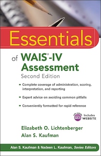 Couverture_Essentials Of Wais-iv Assessment