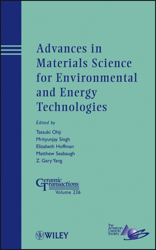 Front cover_Advances in Materials Science for Environmental and Energy Technologies