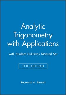 Couverture_Analytic Trigonometry with Applications 11e with Student Solutions Manual Set