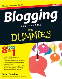 Front cover_Blogging All-in-One For Dummies
