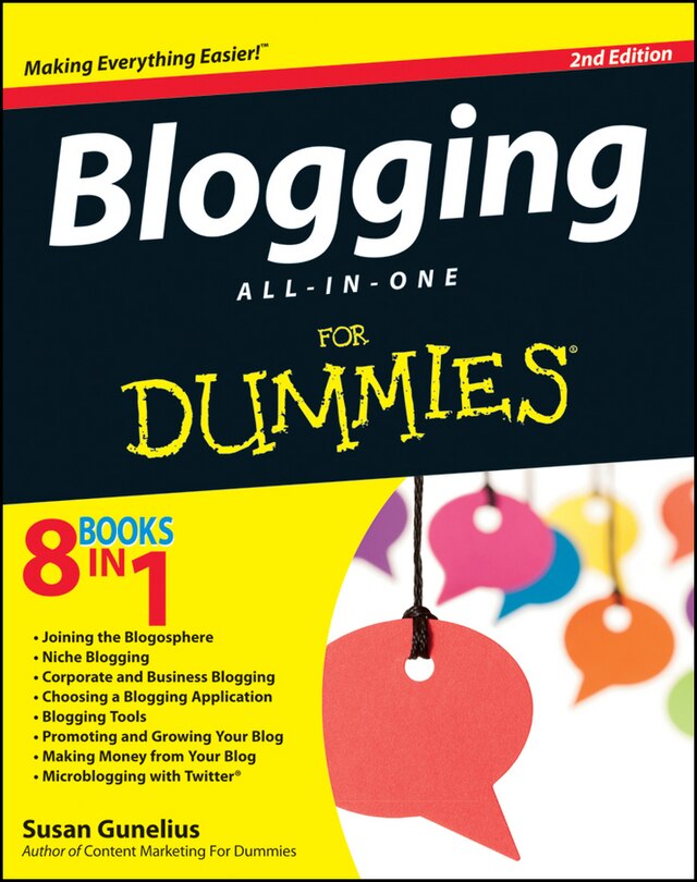Front cover_Blogging All-in-One For Dummies