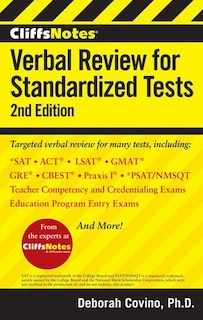 Cliffsnotes Verbal Review For Standardized Tests, 2nd Edition