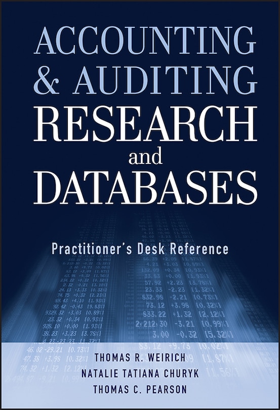 Front cover_Accounting and Auditing Research and Databases
