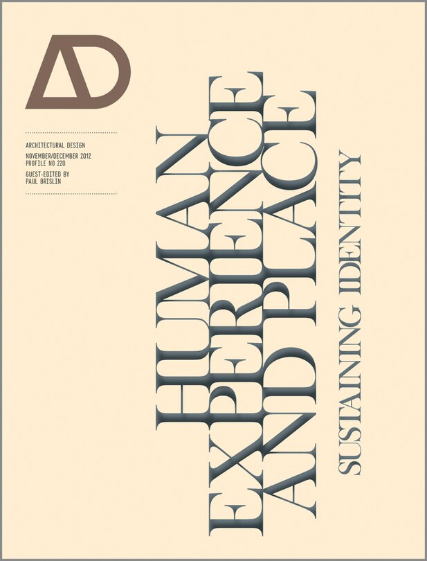 Couverture_Human Experience and Place