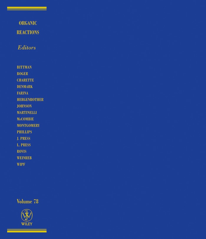 Front cover_Organic Reactions, Volume 78