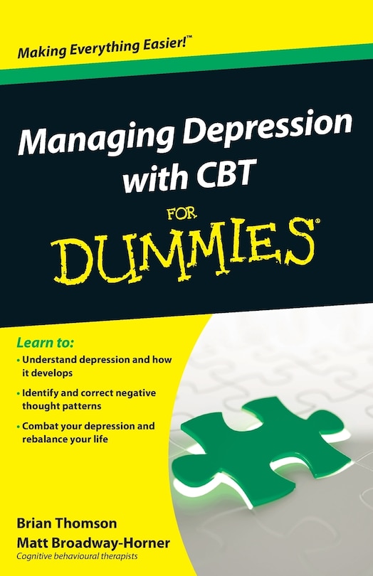 Front cover_Managing Depression with CBT For Dummies