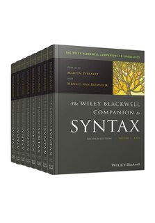 Front cover_The Wiley Blackwell Companion to Syntax, 8 Volume Set