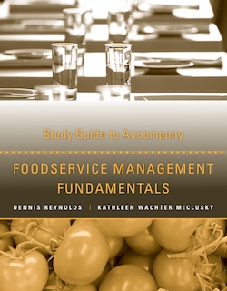 Couverture_Foodservice Management Fundamentals, Study Guide