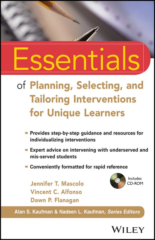 Front cover_Essentials of Planning, Selecting, and Tailoring Interventions for Unique Learners
