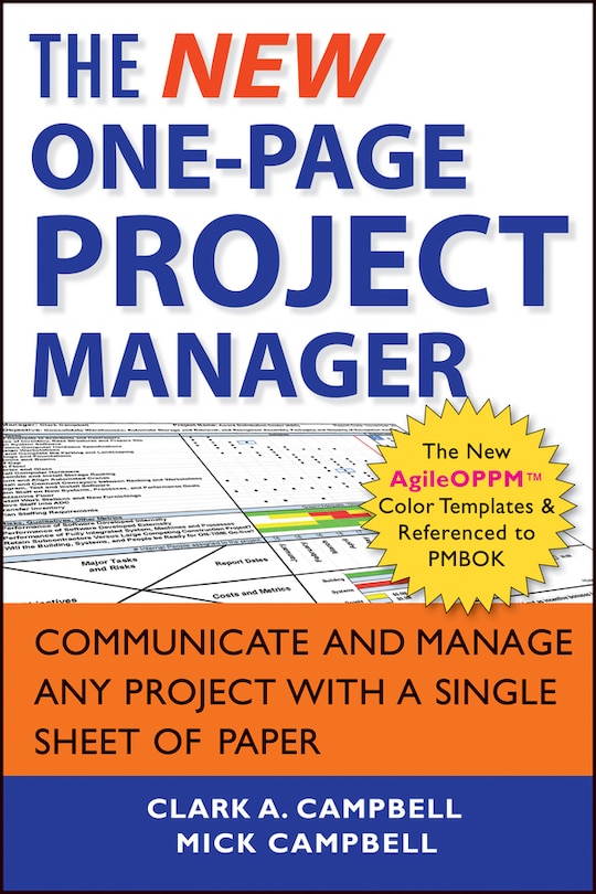 Front cover_The New One-Page Project Manager